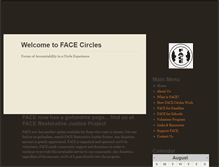 Tablet Screenshot of facecircles.org